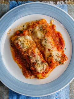 beef and cheese manicotti