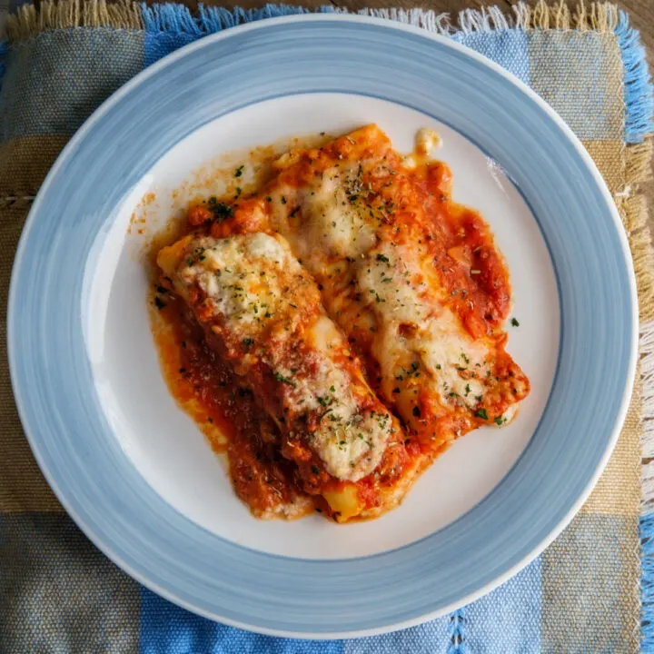 beef and cheese manicotti