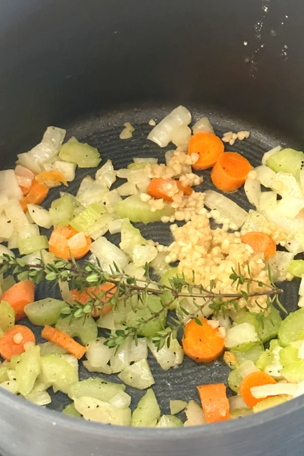 saute vegetables