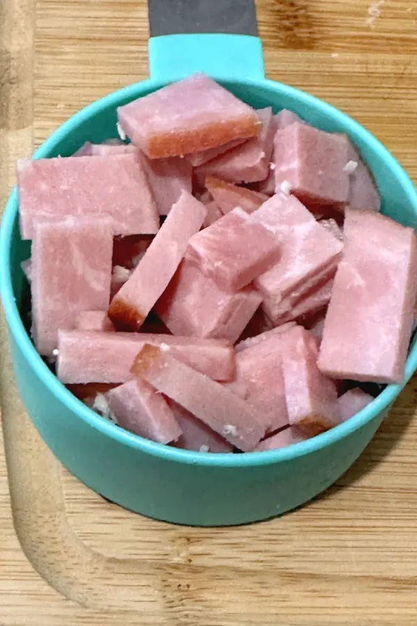 leftover diced ham