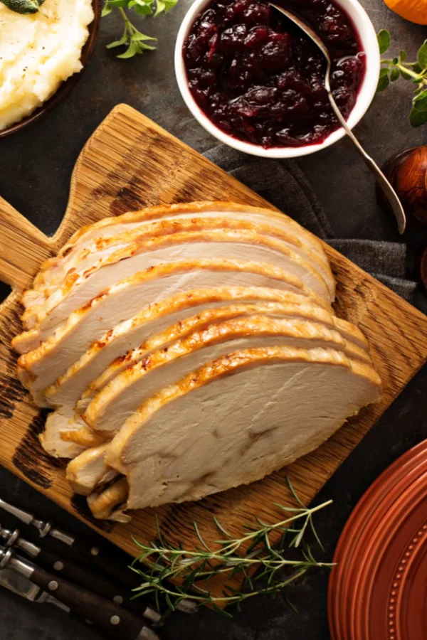 sliced turkey breast