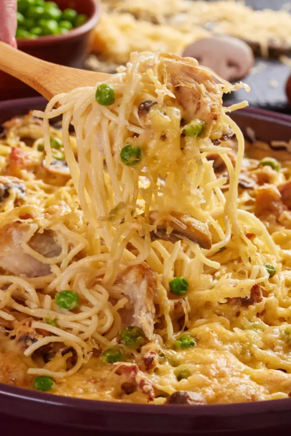 leftover turkey tetrazzini 