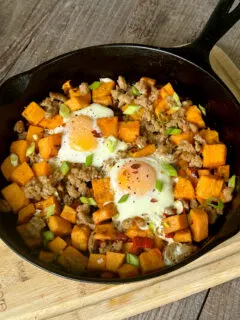 sweet potato sausage hash