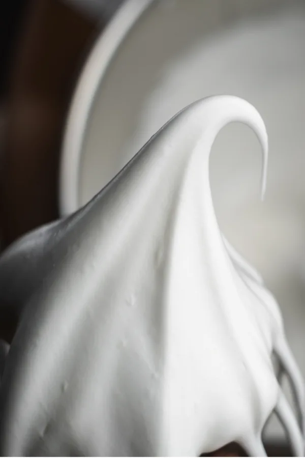 up close image of whipped topping