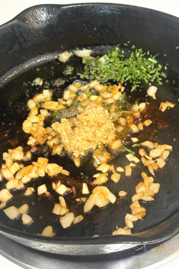 garlic onion rosemary