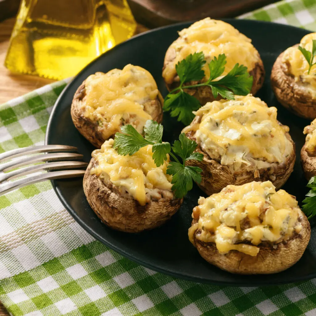 easy stuffed mushrooms