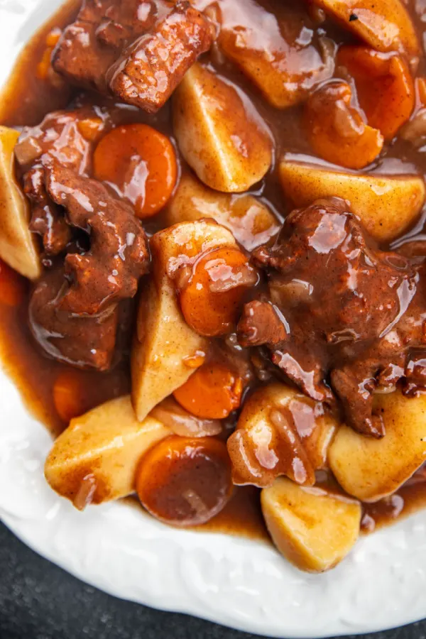 vegetables and beef