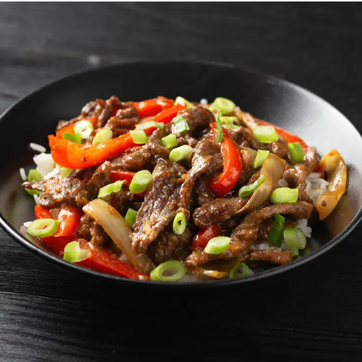 crispy orange beef