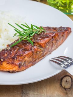 honey garlic salmon
