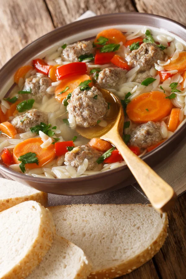 meatballs in soup