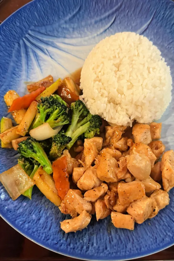 hibachi chicken and rice