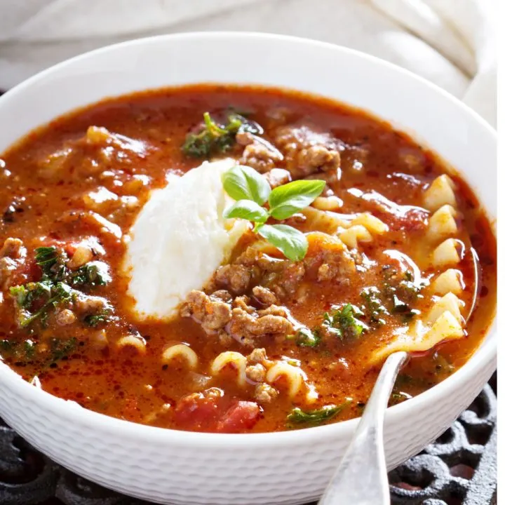 lasagna soup for two