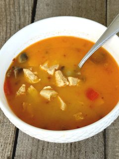 spicy chicken soup
