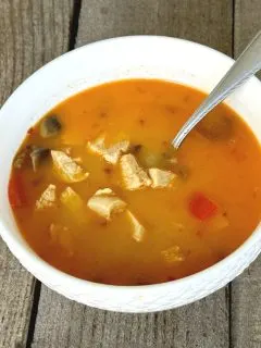 spicy chicken soup