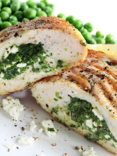 spinach and feta stuffed chicken breast