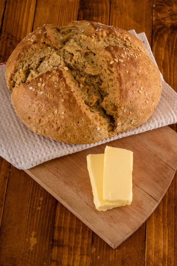 Irish Brown Bread and butter
