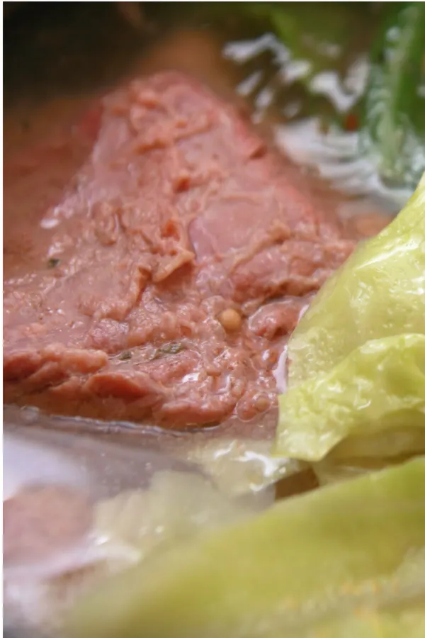 meat and cabbage