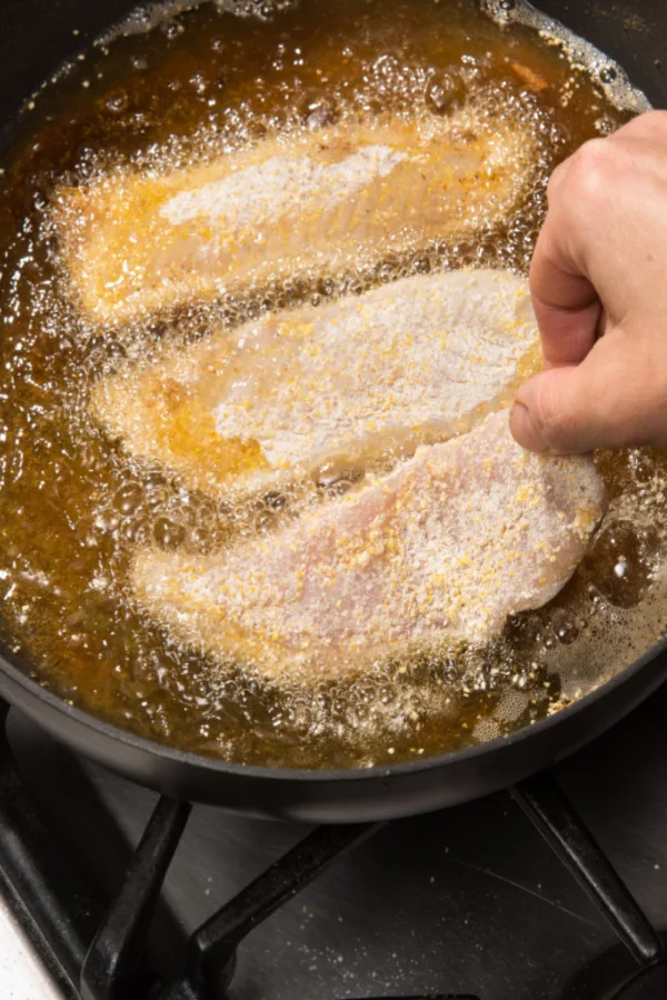 frying fish