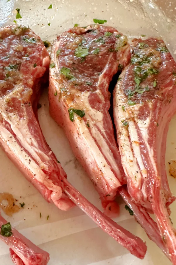 marinade on lamb chops