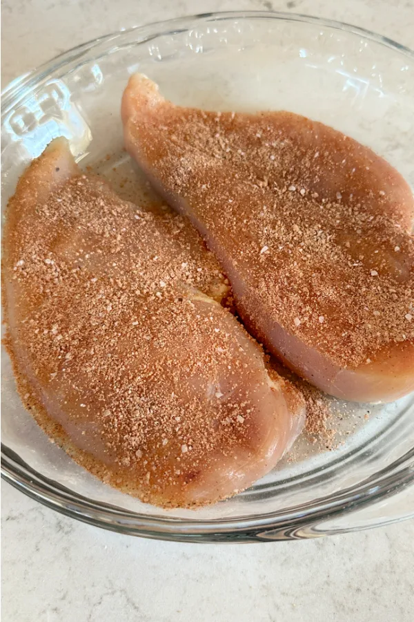 season thin chicken breast for air fryer