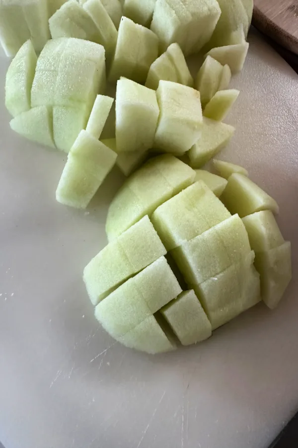 Diced Granny Smith Apple
