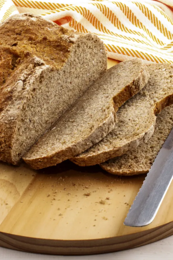 Irish Brown Bread sliced