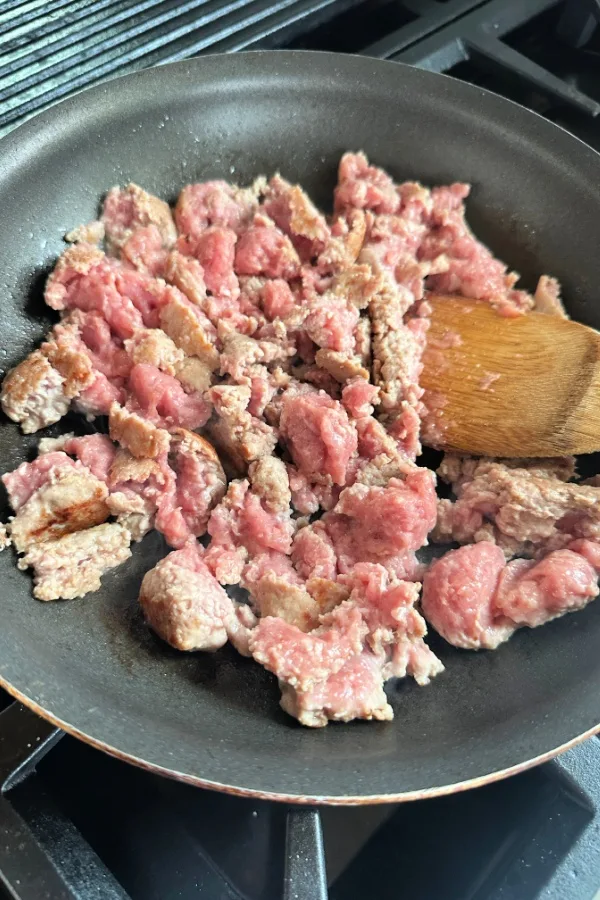 browning ground sausage