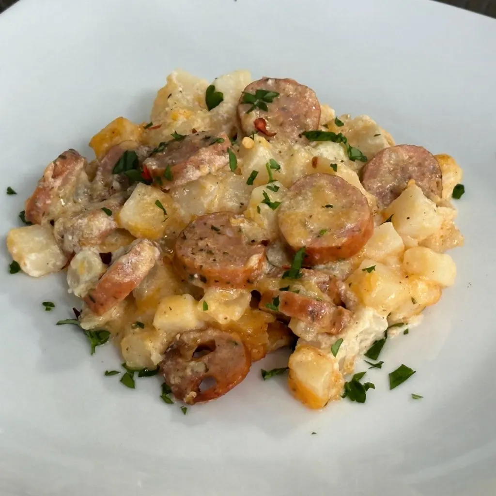 crock pot sausage and potato casserole