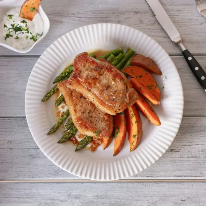 honey garlic pork chops