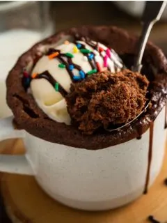 coffee cup brownie