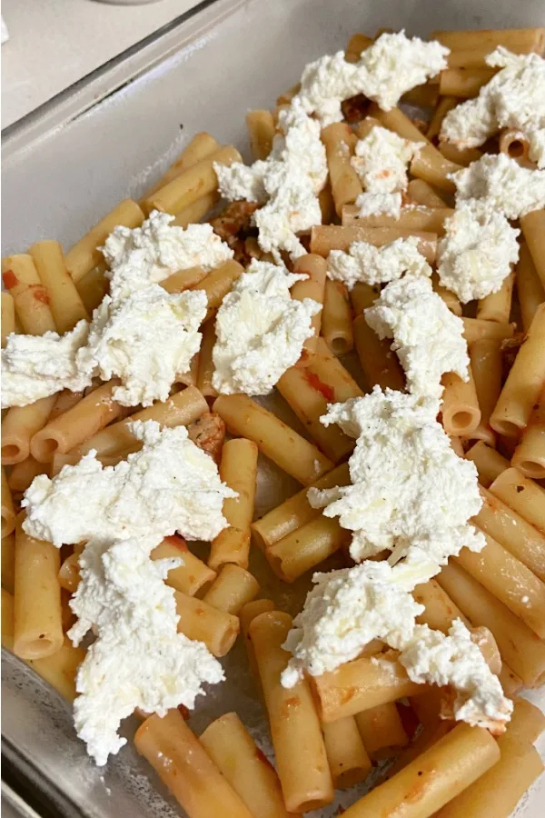 ricotta over pasta