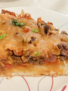 barbecue cheeseburger pie