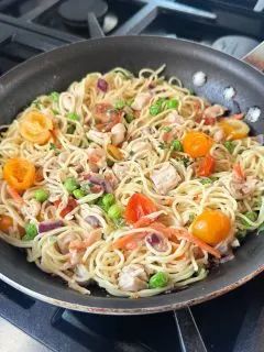 chicken pasta primavera