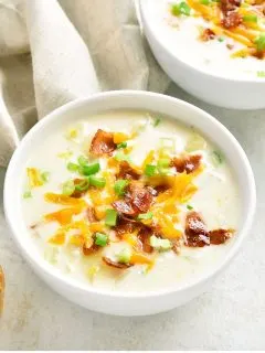 hash brown potato soup for two