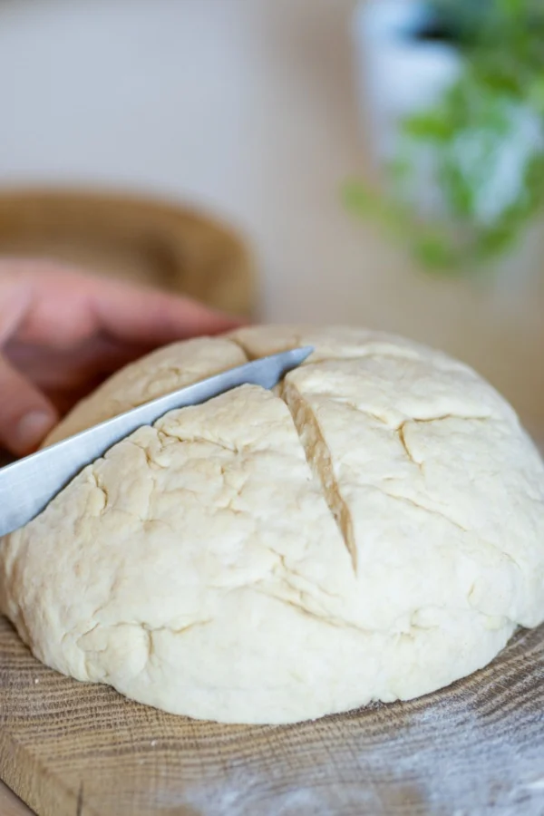 venting bread dough