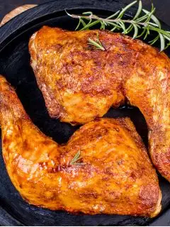 baked chicken leg quarters