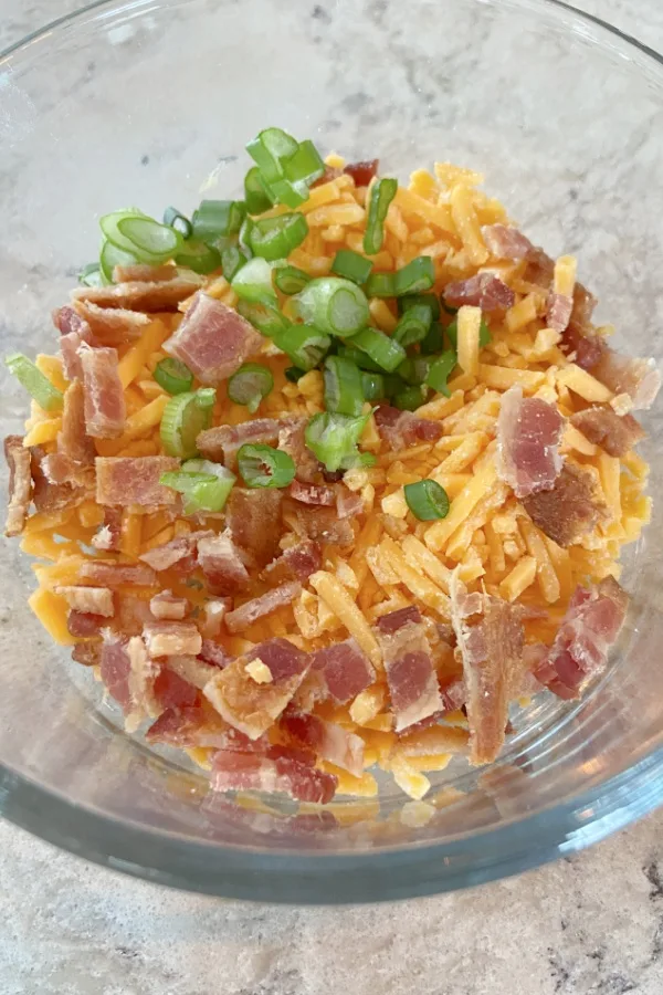 cheese bacon green onion
