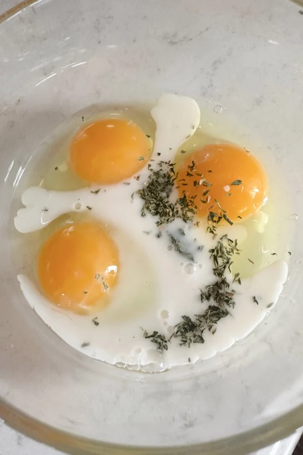 egg milk mixture