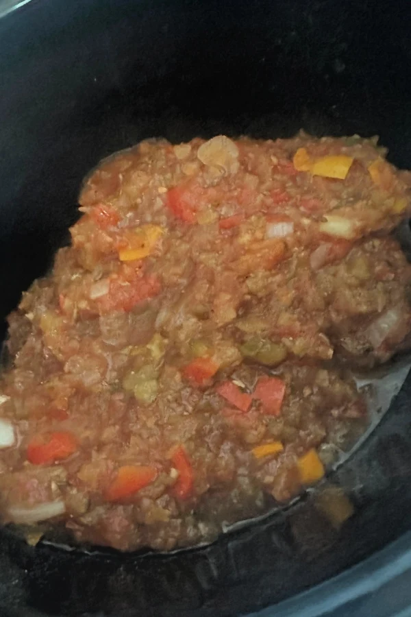 salsa over chicken