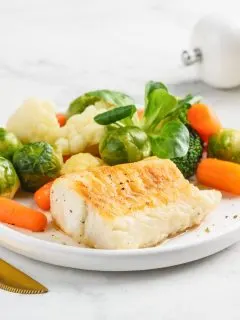 air fryer cod dinner