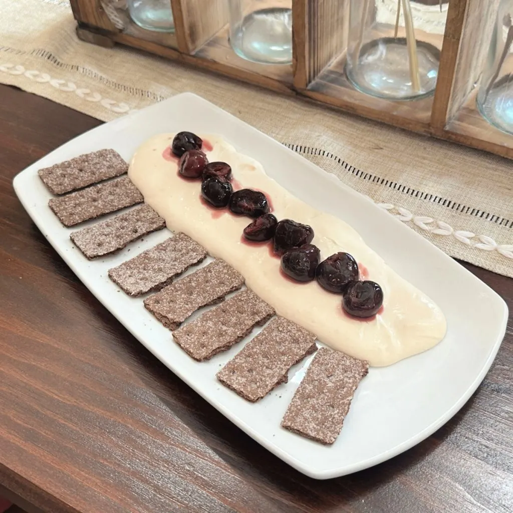 cherry cheesecake dip