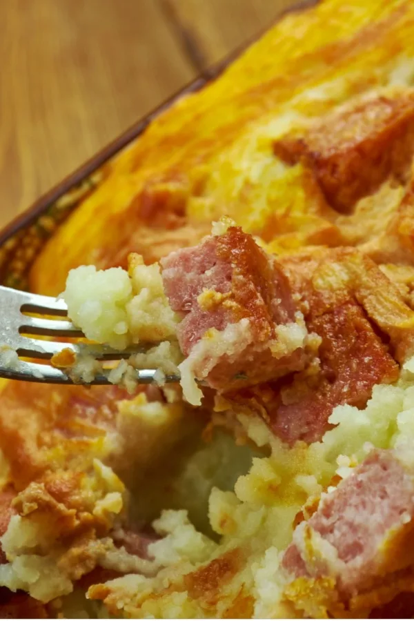 bite of sausage hash brown casserole