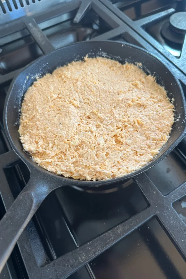crab dip before baking