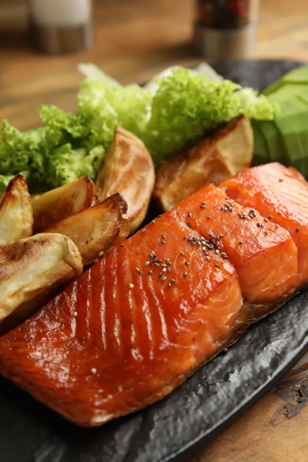 fish and potatoes