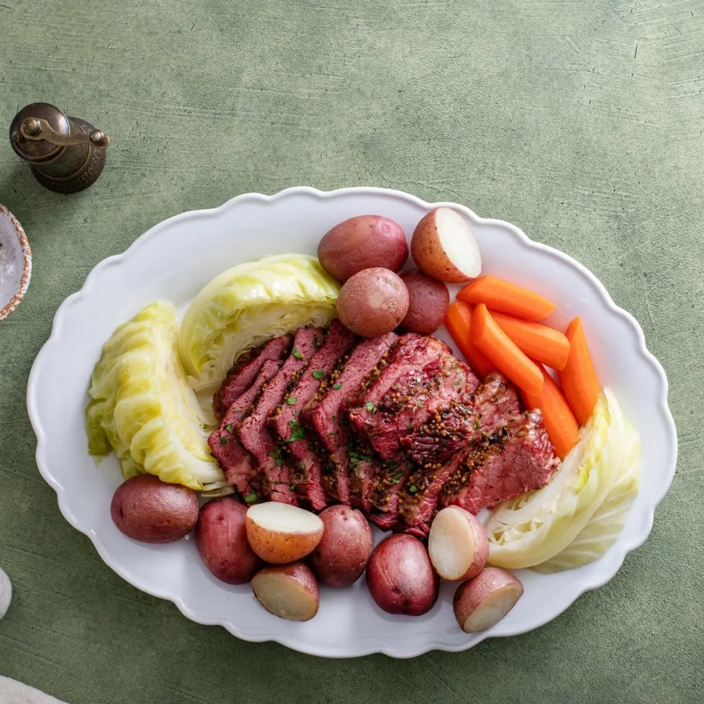 baked corned beef and cabbage