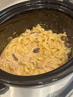 crock pot chicken stroganoff
