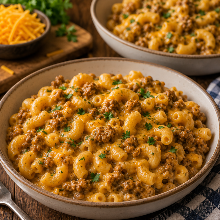 homemade hamburger helper