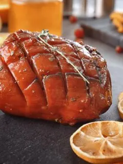 honey bourbon glazed ham