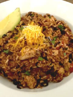 one pot chicken burrito bowl
