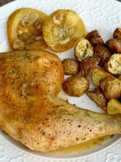 lemon roasted chicken leg quarters